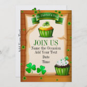 St. Patrick Einladung (Vorne/Hinten)