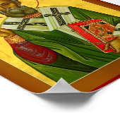 St. Patrick Enlightener of Ireland Poster (Ecke)