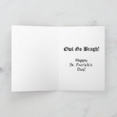 St Patrick Eule Karte (Innenseite)