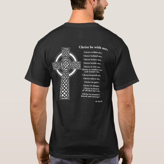 St. Patrick Gebet T-Shirt (Rückseite)