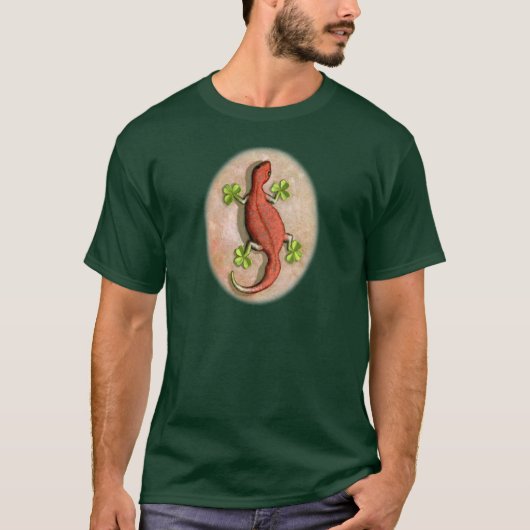 St Patrick Gecko T-Shirt (Vorderseite)