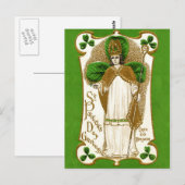 St. Patrick gefallen Postkarte (Vorne/Hinten)