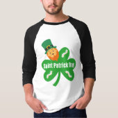 St.-Patrick-Geschenk, Irish Day, Trefle T-Shirt (Vorderseite)