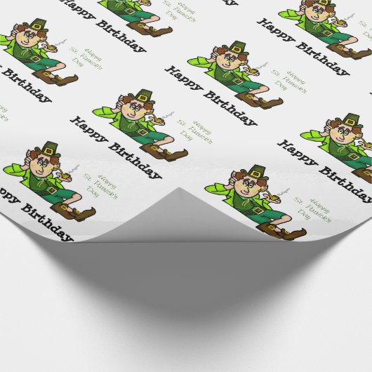 St Patrick Geschenkpapier (Ecke)