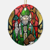 St. Patrick, Glass-Image, irisches Ornament (Links)