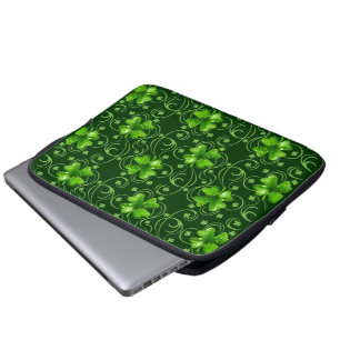 St Patrick glückliche Kleeblatt-Elektronikhülse Laptopschutzhülle