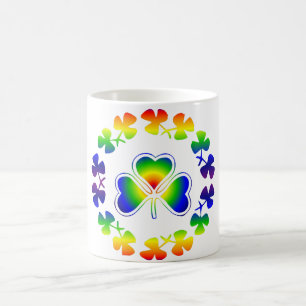 St Patrick glückliche Kleeblätter Tagesder Kaffeetasse