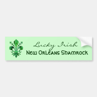 St Patrick glückliche Lilie Autoaufkleber