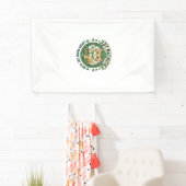 St. Patrick Glücklicher Irischer Katze Süße Katze  Banner (Insitu)