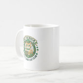 St. Patrick Glücklicher Irischer Katze Süße Katze Kaffeetasse (Vorderseite Links)