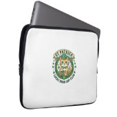 St. Patrick Glücklicher Irischer Katze Süße Katze Laptopschutzhülle (Vorne Rechts)