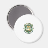 St. Patrick Glücklicher Irischer Katze Süße Katze  Magnet (Vorderseite/Rückseite)