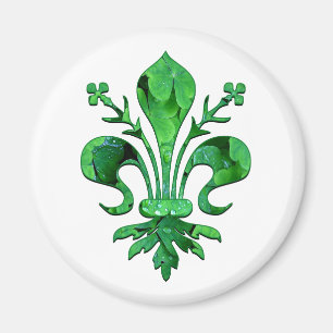 St Patrick glücklicher Lilien-Magnet Magnet