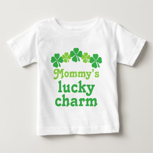 St Patrick glückliches der Charme-T-Shirt Mama Baby T-shirt (Vorderseite)