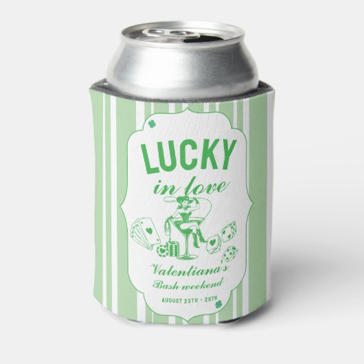 St. Patrick Glücks-Junggesellinnen-Abschiedsparty  Dosenkühler (Kanne Rückseite)