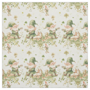 St Patrick Gnome Irish Coffee Pattern Stoff