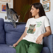 St Patrick Gray Cat Magical Un Pinchable Tri-Blend Shirt