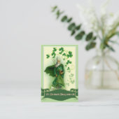 St Patrick heilige Karte mit schönem Gebet (Stehend Vorderseite)