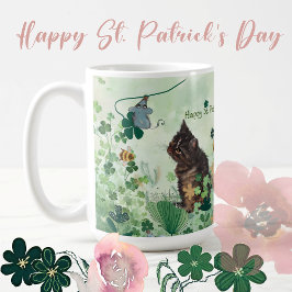 ST. Patrick Holiday Tasse mit Katz und Maus