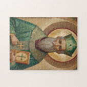 St Patrick Icon Puzzle - katholisch-orthodox Jigsa (Horizontal)