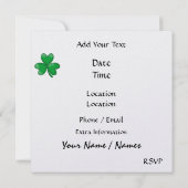 St. Patrick Invite - SRF Einladung (Rückseite)