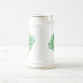 St Patrick irischer trinkender Team lustiger Stein Bierglas (Mittel)