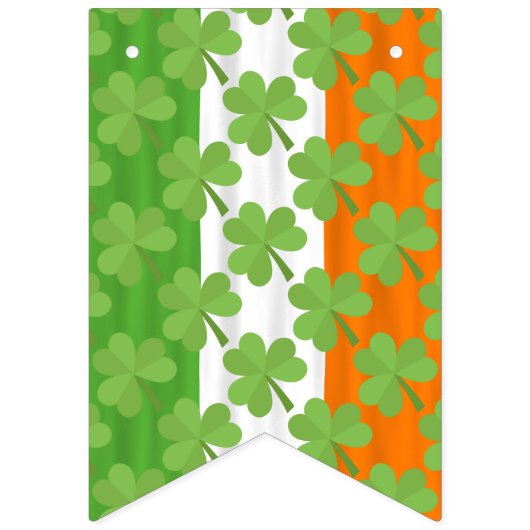 St. Patrick Irish Flag Kleeblatt Party Irland Wimpelkette (Zweite Fahne)