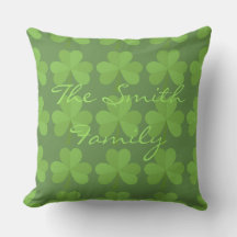 St. Patrick Irish Kleeblatt Clovers Green Pattern