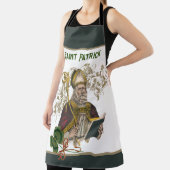 St. Patrick Irish Kleeblatts Green Gold Katholic A Schürze (InSitu)