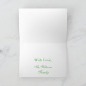 St. Patrick Irish Poem The Deer's Cry Kleeblatt Karte (Innenseite)