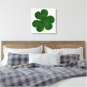 St. Patrick Irish Poem The Deer's Cry Kleeblatt Leinwanddruck (Insitu (Schlafzimmer))