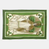 St. Patrick Irish Segen Religious Kleeblatts Geschirrtuch (Horizontal)