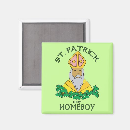 St. Patrick ist mein Homeboy Magnet (Vorderseite/Rückseite)