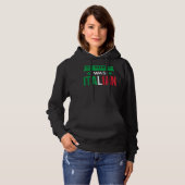 St Patrick: Italienische Flagge Hoodie (Vorne ganz)
