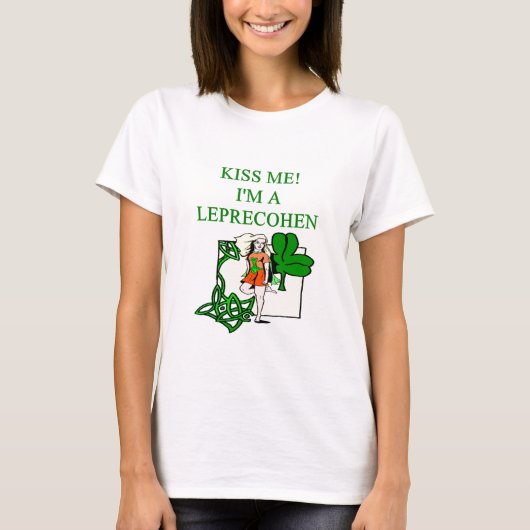 St Patrick jüdischer irischer Witz Tagesdes T-Shirt (Vorderseite)