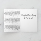 St. Patrick Karte (Innenseite)