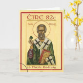 St. Patrick Karte (Gelbe Blume)