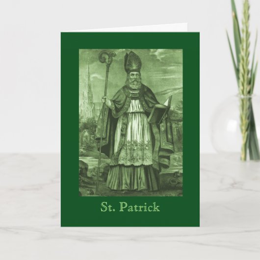 St. Patrick Karte (Vorderseite)