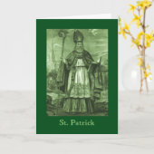 St. Patrick Karte (Gelbe Blume)
