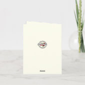 St. Patrick Katholic Irish Celtic Cross Beileid Dankeskarte (Rückseite)