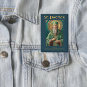 St Patrick Katholic Prayer Button (Insitu)