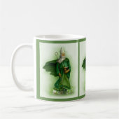 St. Patrick Katholischer Bischof Irland Irish Klee Kaffeetasse (Links)