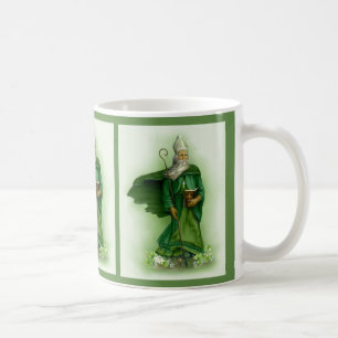 St. Patrick Katholischer Bischof Irland Irish Klee Kaffeetasse