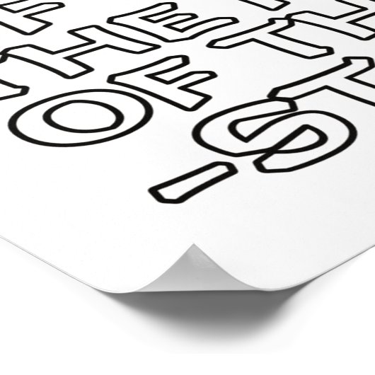 St. Patrick Katholisches Gebet Whimsical Coloring Poster (Ecke)