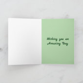 St. Patrick Klapp-Grußkarte Karte (Innenseite)