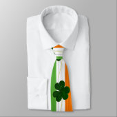 St. Patrick Kleeblatt Clovers Irish Flag Irland Krawatte (Gebunden)