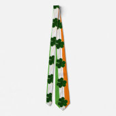 St. Patrick Kleeblatt Clovers Irish Flag Irland Krawatte (Rückseite)