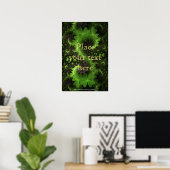 St Patrick Kleeblatt Field Poster (Heimbüro)
