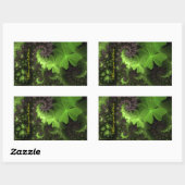 St Patrick Kleeblatt Field Rechteckiger Aufkleber (Blatt)