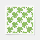 St. Patrick Kleeblatt Irish Ireland Clovers Patter Serviette (Vorderseite)